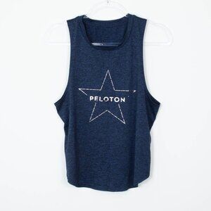 Peloton Silver Star Logo Sleeveless Tank Top Womens Size Medium‎